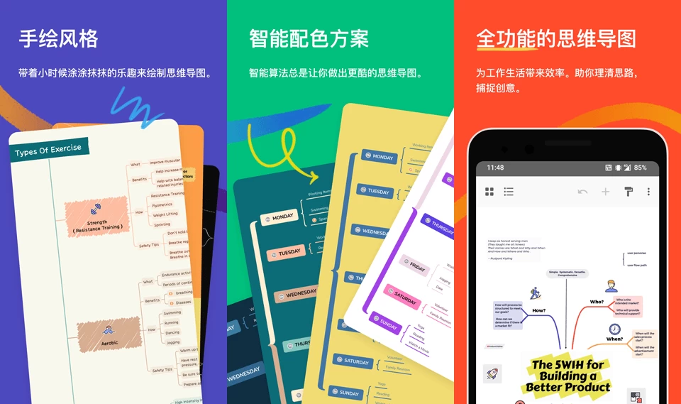 图片[1]-Xmind思维导图 v24.04.11283 解锁版，方便易用的思维导图制作软件-松子软件