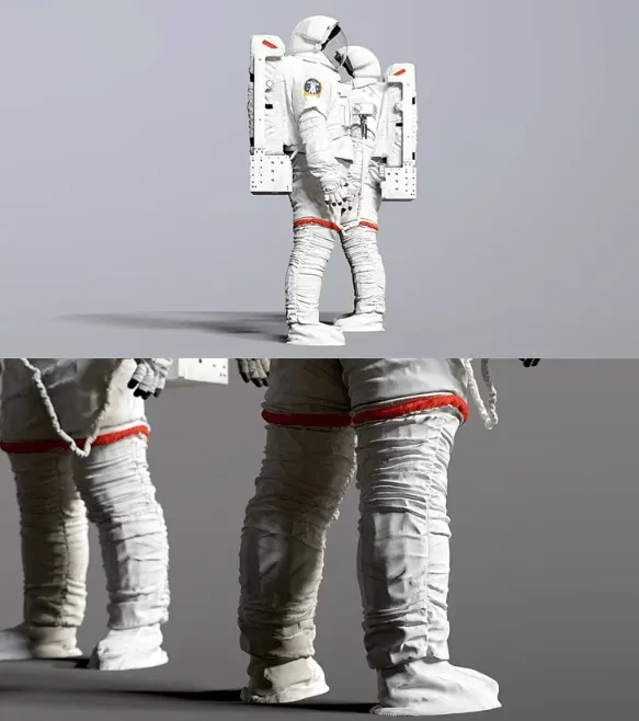 图片[3]-高精度太空服宇航员模型来了！人物太空角色服装MAX FBX OBJ Blend格式3D模型-松子软件
