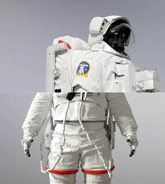 图片[4]-高精度太空服宇航员模型来了！人物太空角色服装MAX FBX OBJ Blend格式3D模型-松子软件