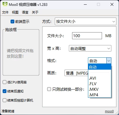 图片[4]-Windows VideoMinimizer v1.283  快捷视频压缩工具-松子软件